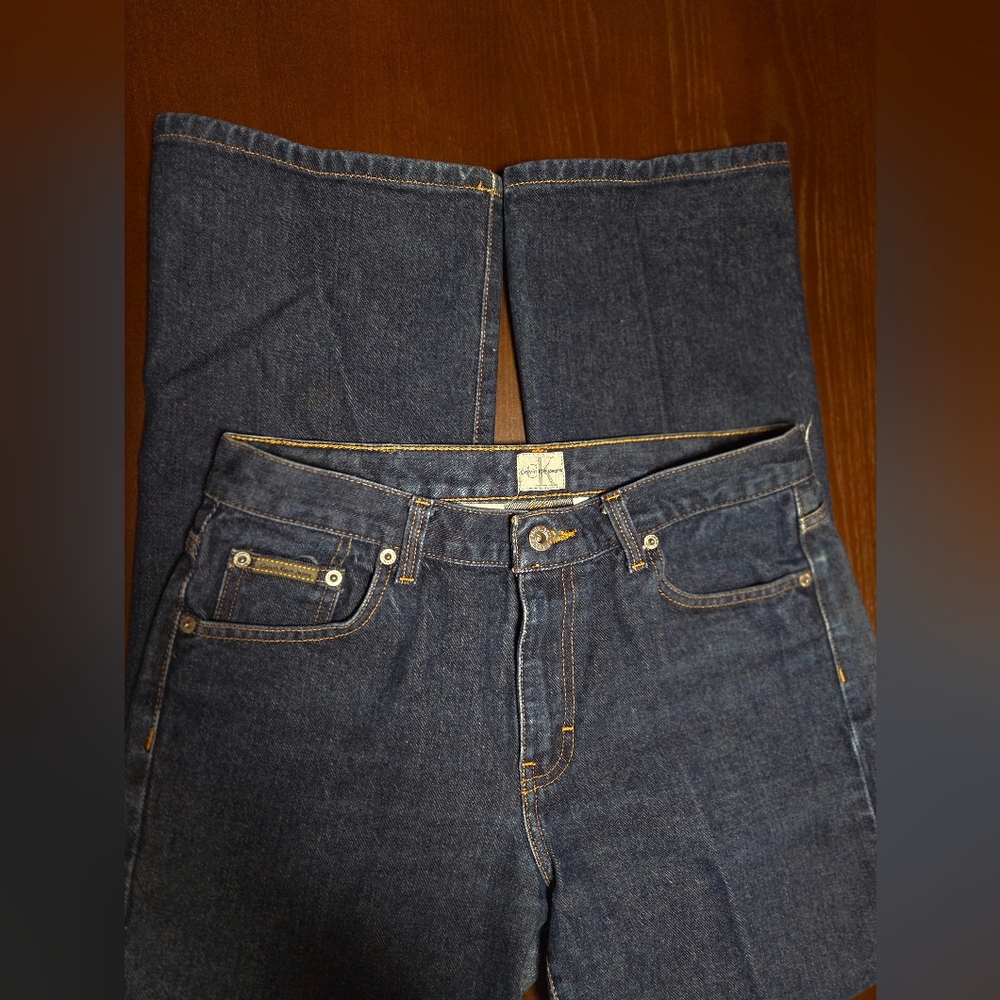 Calvin Klein Mid Rise Boot Cut Jeans Size 9